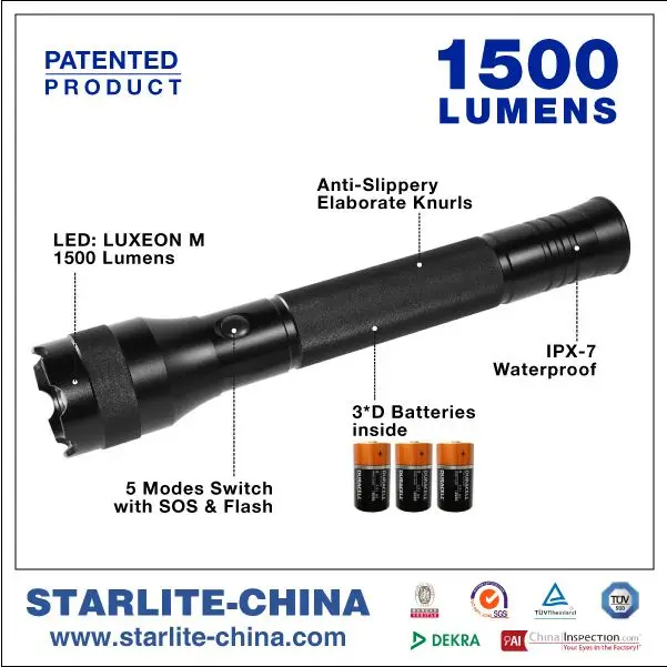 STARLITE IPX7 LED lowest price japan light torch light