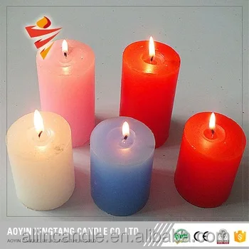 paraffin wax for christmas decorative candle cheap pillar candles 3x6