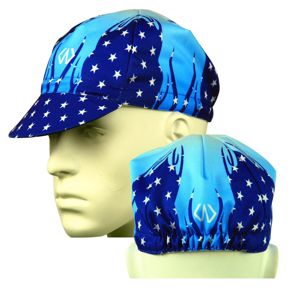 Custom sublimation printing sports cap, cycling cap