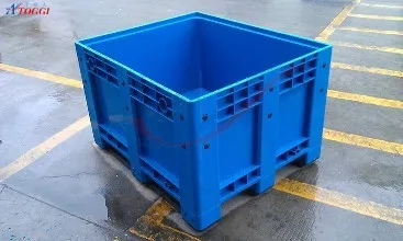 Good quality plastic pallet storage box manufacturer