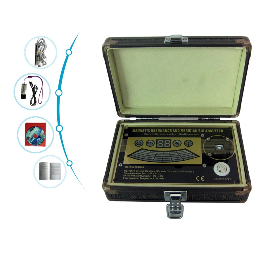 Quantum resonance magnetic body health analyzer / bio quantum system