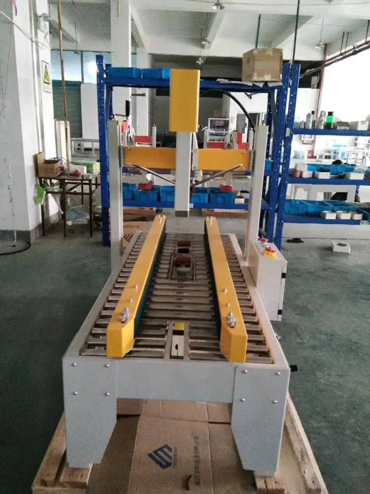 
FM-500A Factory Manufacturer Side Drive Auto Folding AdhesiveTape Carton Sealing Machine 