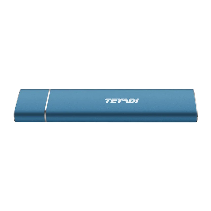 TEYADI E206 512GB SSD External Solid State Drive, USB Slim Portable m.2 SSD