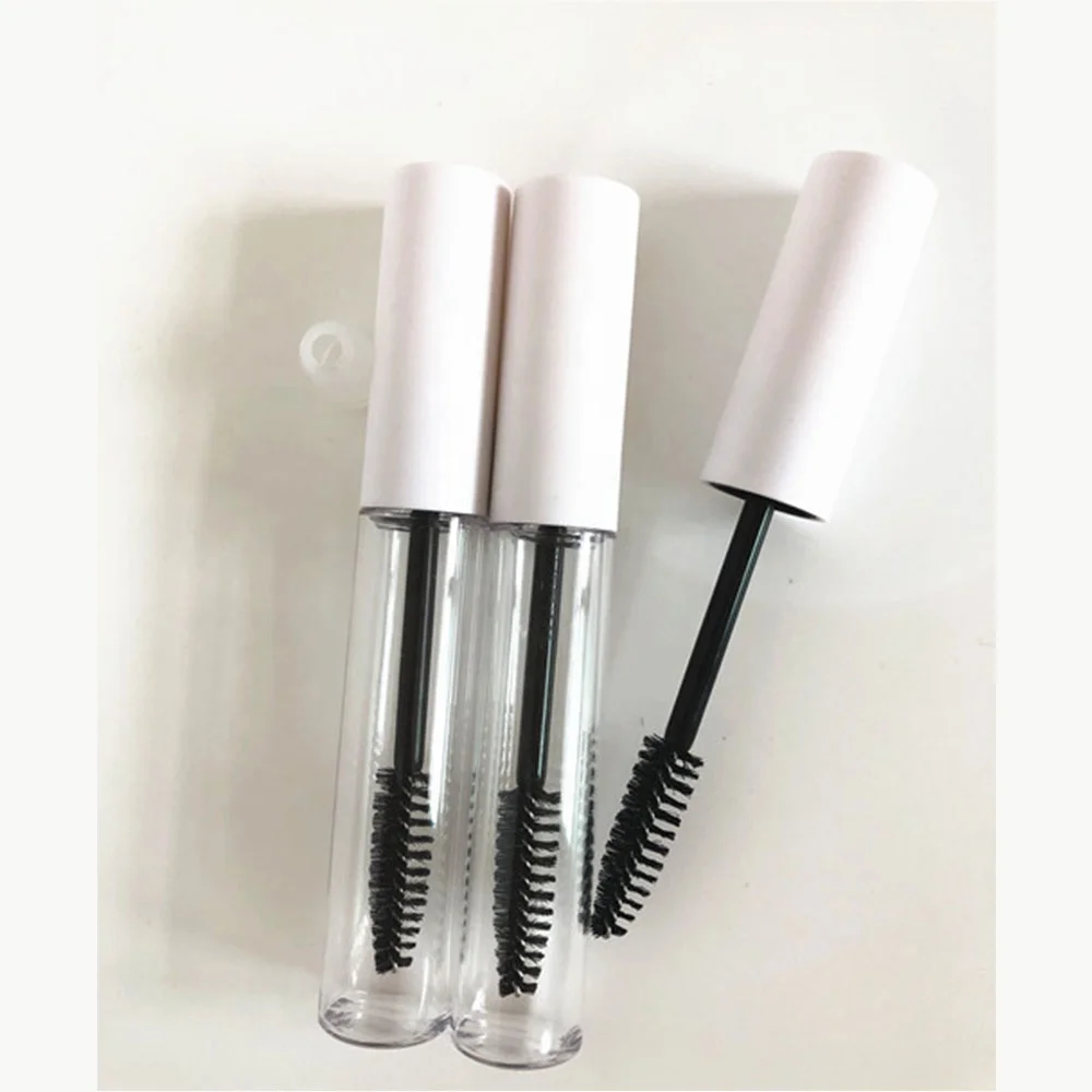 wholesale high quality 10ml white color Cosmetic empty plastic packaging mascara tube