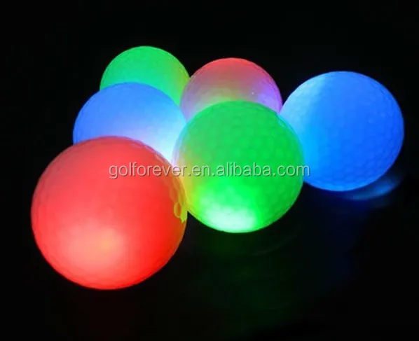 Ночной трекер мигающий свет светящийся мяч для гольфа светодиодный долгое время