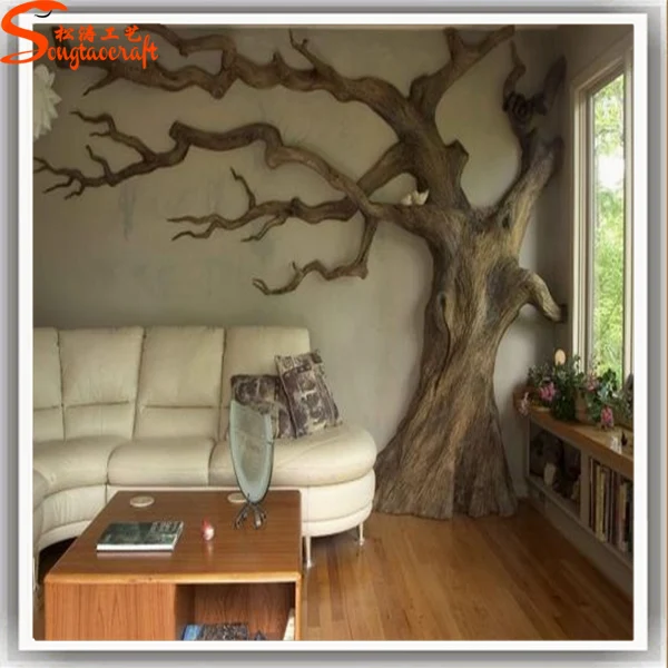 Artificial decorative dry trunk candy tree hanging lollipops tree for outdoor or kindergarten