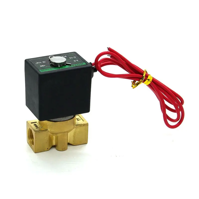 Соленоидный клапан для масла, воздуха, воды, 110 В, 220 В переменного тока, 24 В постоянного тока