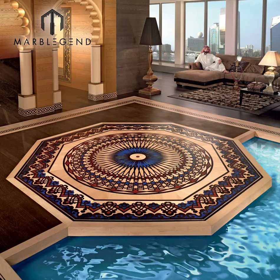 
Роскошный напольный паркет для виллы из серого дуба 