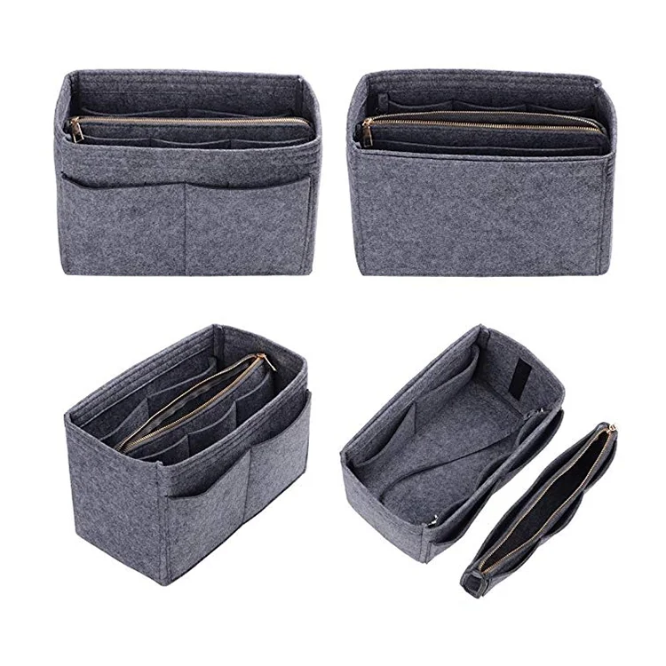 
factory supply high quality felt makeup cosmetic bag 