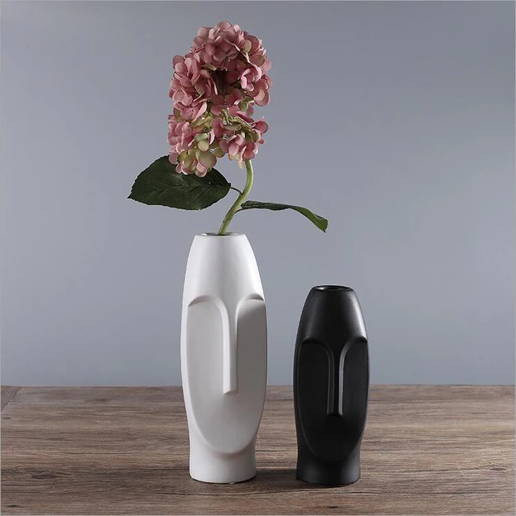 
Modern black and white ceramic home decoration 