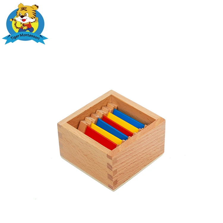 Wooden educational toy Montessori Materials AMI standard Color Tablets(1st Box) for nursery