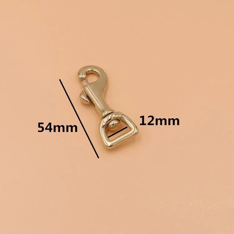 Multi use hardware accessories brass swivel snap hook brass snap hooks