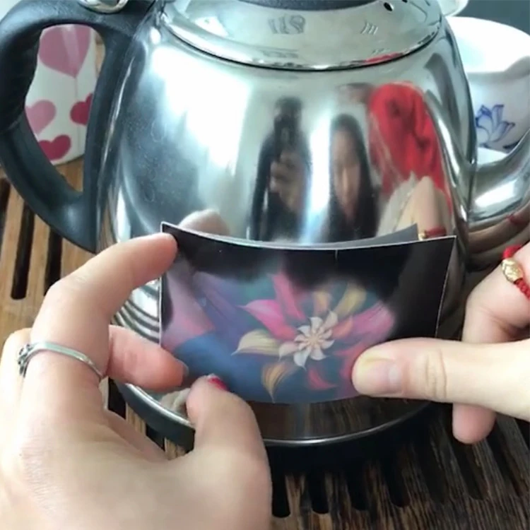 High quality Color change stickers for temperature measurement Commissioning color changing label sticker