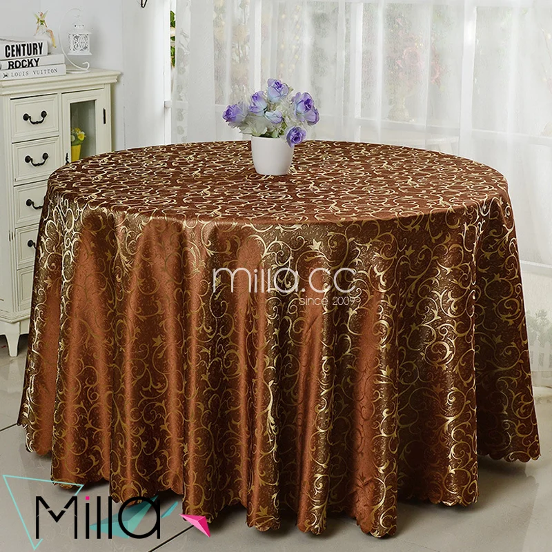 Red damask table cover Christmas table cloth