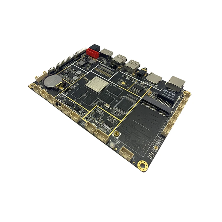 rockchip rk3399 pcb circuit board , android PCBA service Android TV BOX RK 3399/ RK 3288 pcb board