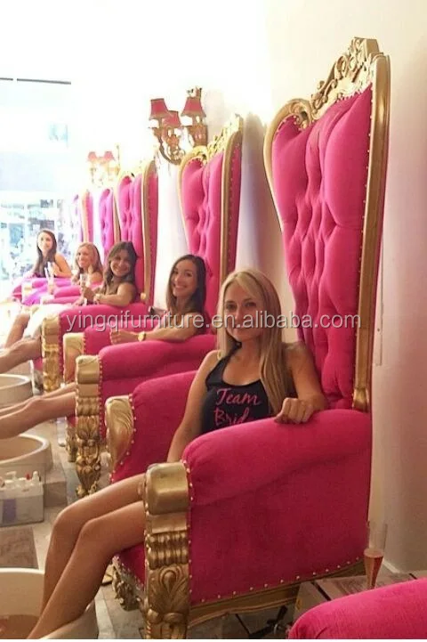 Luxury Queen Spa Pedicure High Back Chair