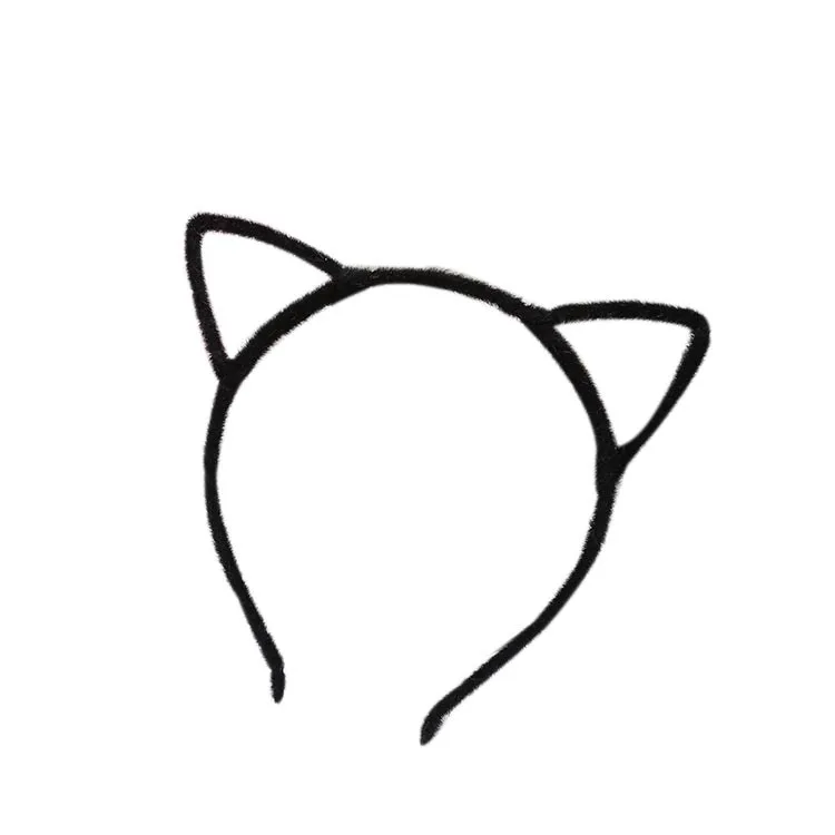 Party cat ears  halloween hait accessories  With Chiffon Wrapped Cat Ears Headband