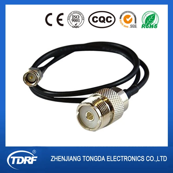 LMR-195 RF Connection Cable SMA Male to UHF Female
