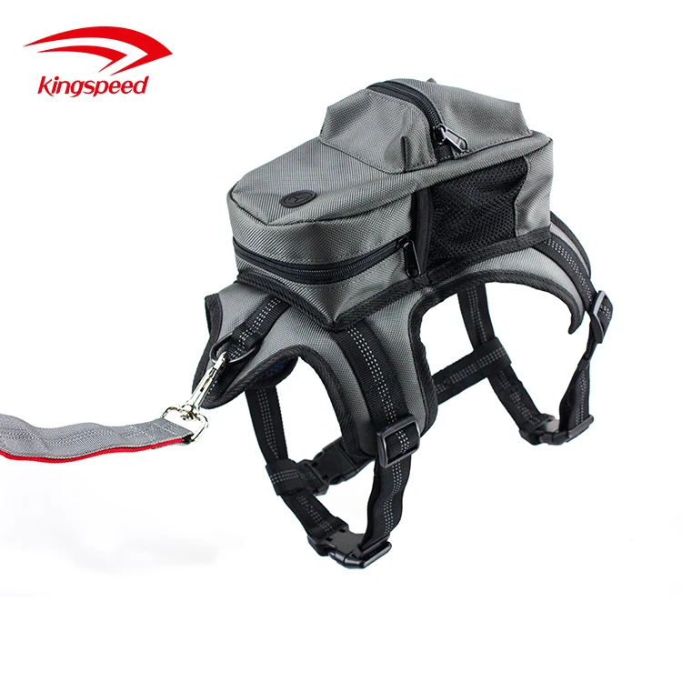 
Custom Made high-capacity Travel Camping and Hiking Dog Backpack Saddle Bag 