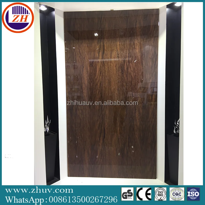 ZH new color high gloss finish mdf panels for kitchen cabinet door