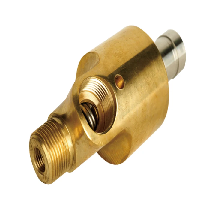 2-passage cooling water rotary coupling rotating joint swivel ball joint