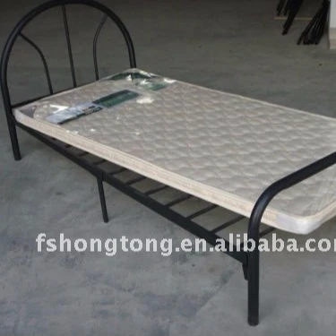 
America size iron bed / single bed made in China /metal tube bed frame 