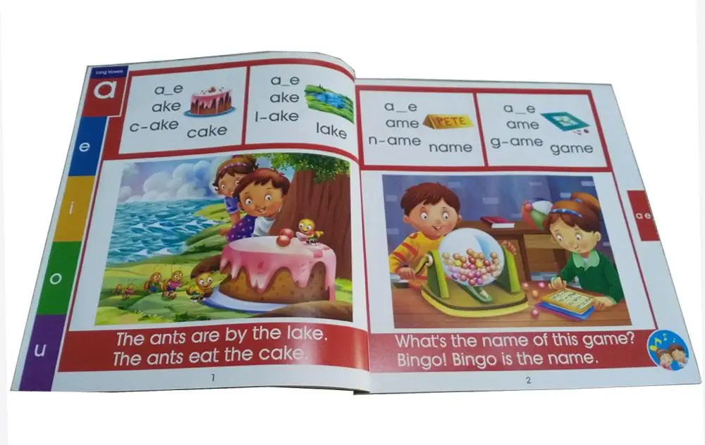 ABC english book with fun for kids learning phonics