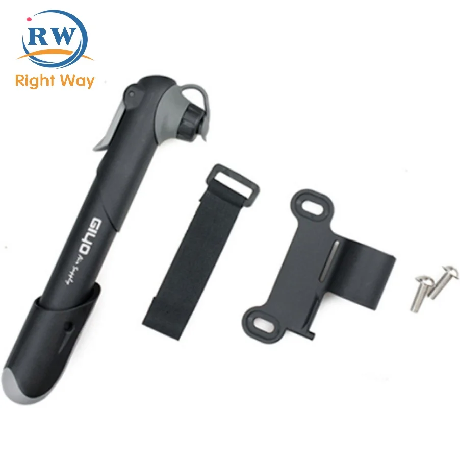 Portable Convenient Black Mini Cycling Tire Inflator Basketball Pump Bicycle Hand Air Pump