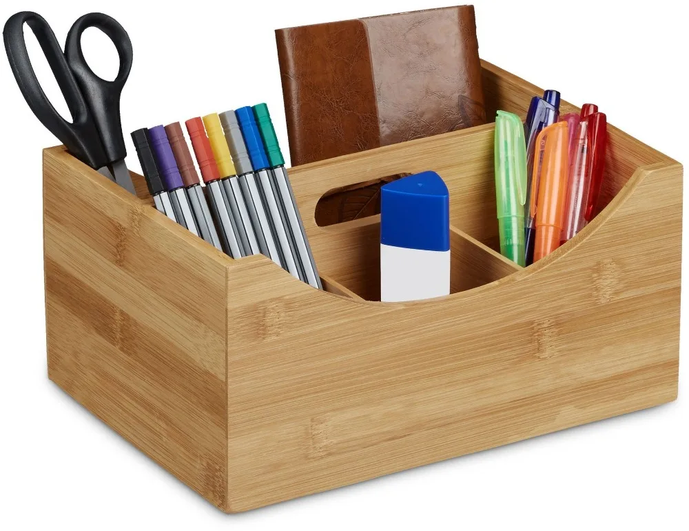 2019 Hot Sale Wooden Stationery Organizer for Office