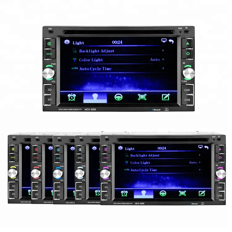 Detachable car radio touch screen car dvd player