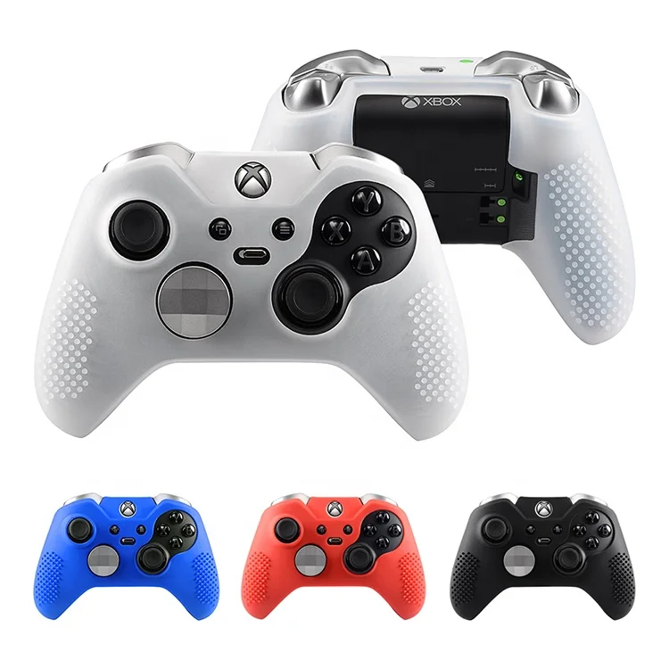 Mix Color With Dot Rubber Silicone Case Cover Skin Gel Grip For Xbox One S X Elite Gamepad Controller