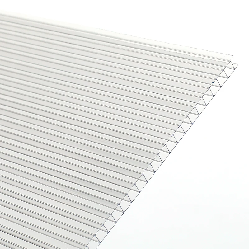 Heat insulation twin wall 10mm polycarbonate sheet for warehouse