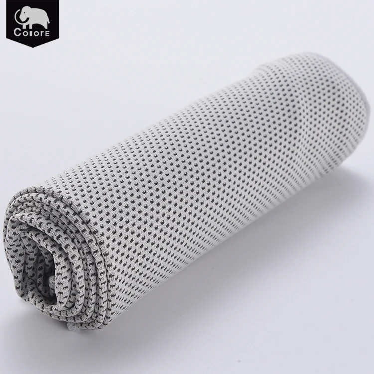 Top Quality Bamboo Charcoal Fiber Polyester Cool Sports Instant Cooling Towel
