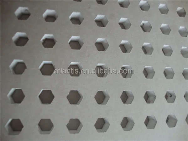 
Hole Designs Square Soundproof Acoustic 60*60 Gypsum Board Ceiling Tiles 