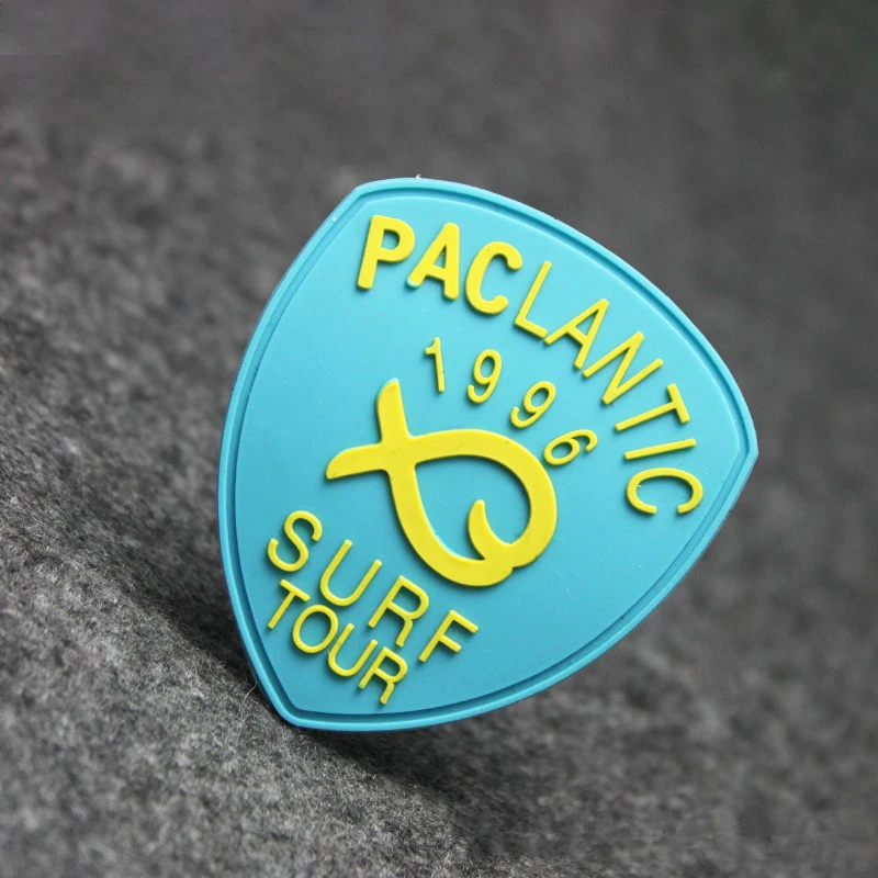 Factory directly custom silicone label branding logo rubber pvc patch 3d for clothing