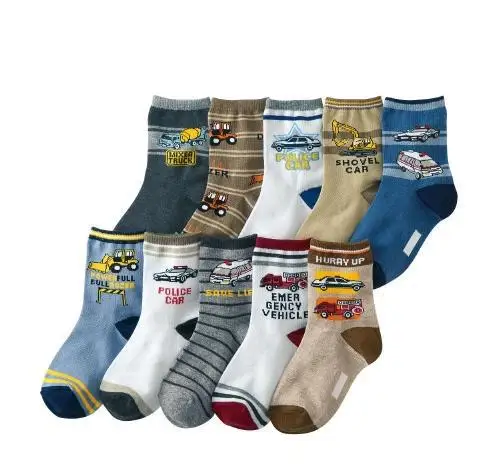 Insect insect cotton socks children cartoon car dinosaurs fashion children socks more than 20pcs 10pairs free