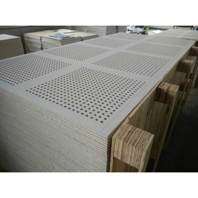 9MM China Manufacturer Drywall Acoustic Perforated Gypsum Board