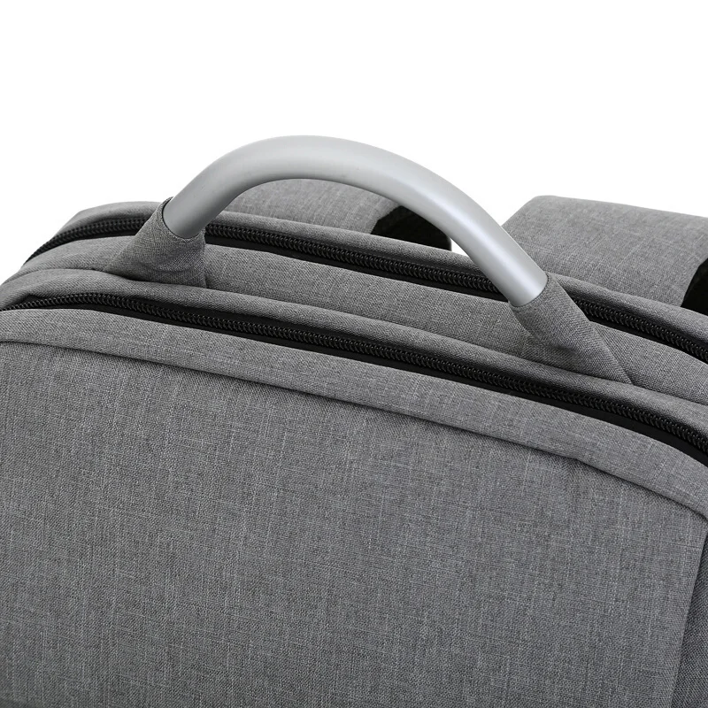 
Aurora custom waterproof grey stylish thin ultra slim business laptop backpack 