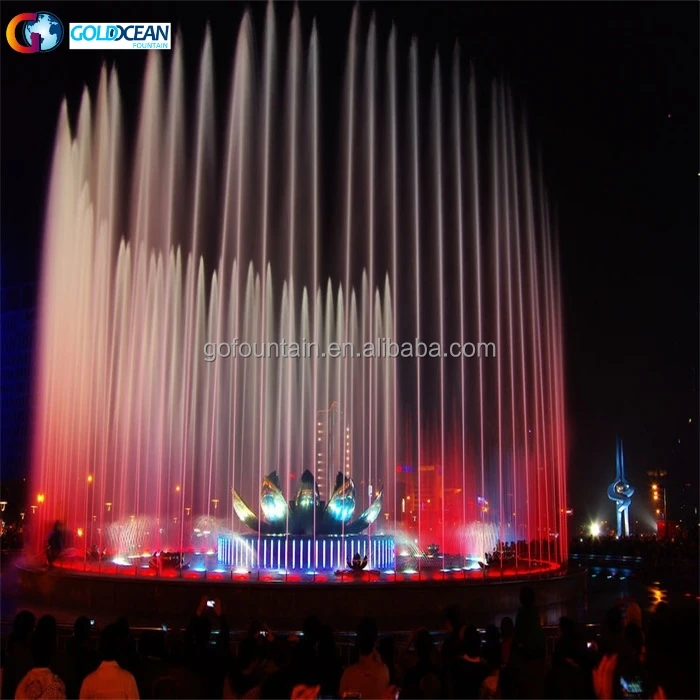 Бесплатный дизайн, большой музыкальный танцующий водяной фонтан
