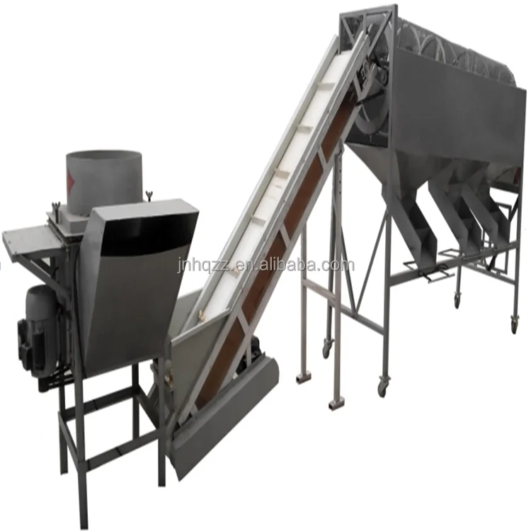 Rolling automatic garlic size sorter machine