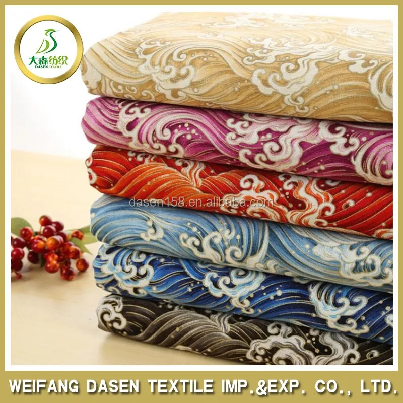 Japanese Cherry blossom sakura 100% cotton printed fabric for garment wafuku yukata