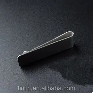 High quality stainless steel black spring money clip and belt clip