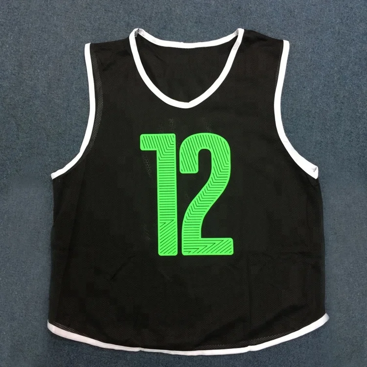 cheap reversible mesh football training vest youth adult sports soccer bibs