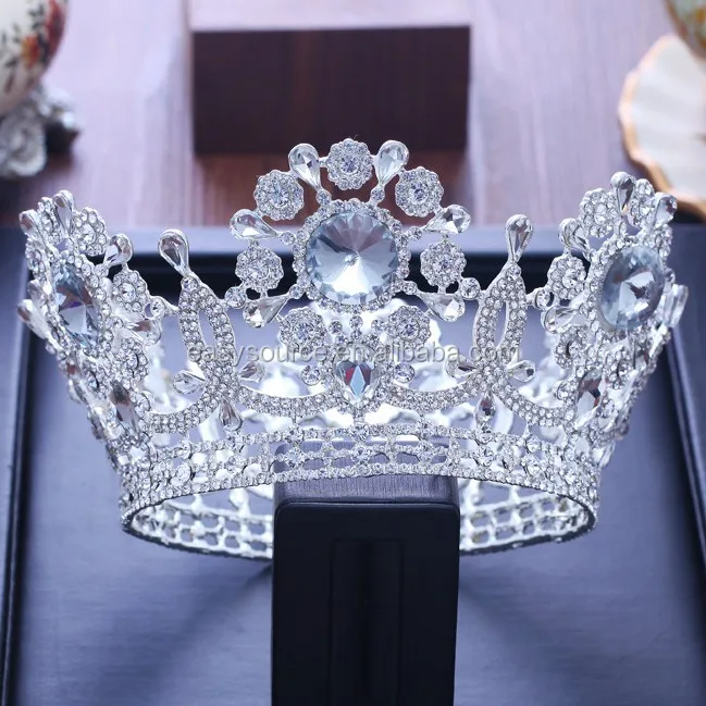 Круглая Корона королевская Королева Тиара конкурс Мисс мир Корона