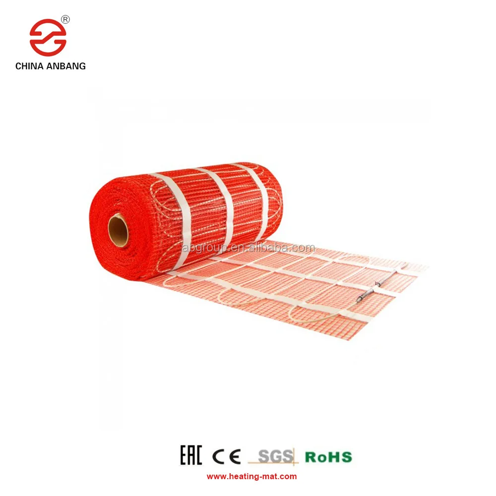 Big Sale Floor Heating Mat Kits With LCD Thermostat In Houses Flooring Warm Heating System Twin Core Electrical Heating Mat