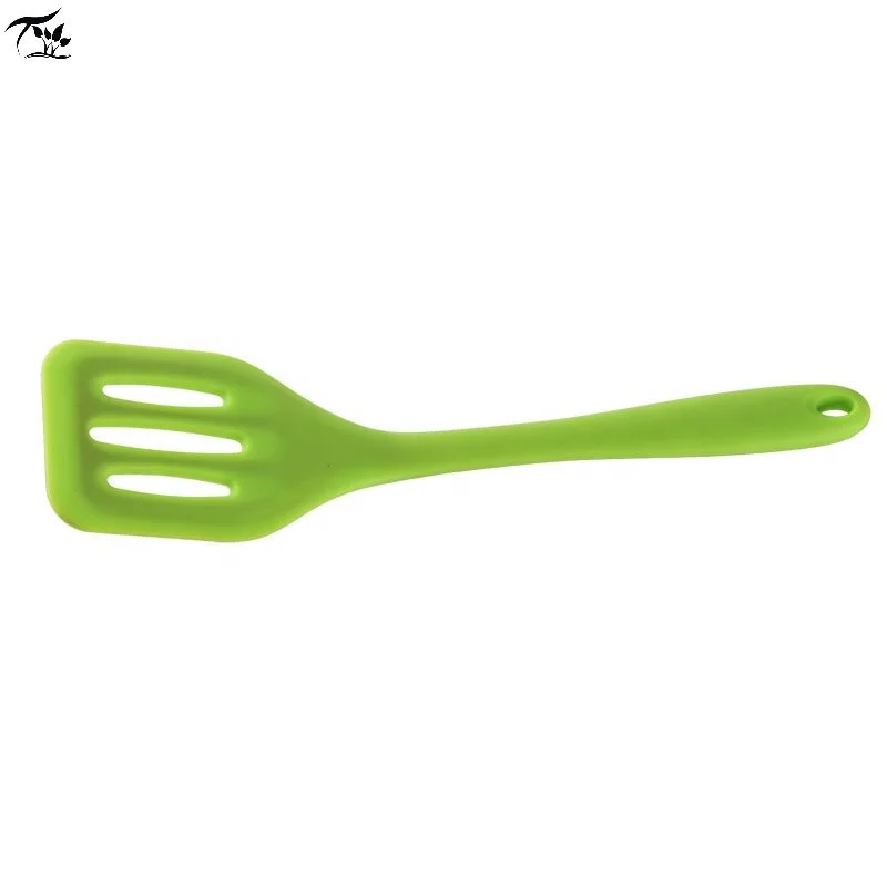 
Kitchen Turner Non-Slip Cooking Utensils Slotted Silicone Turner with Iron Core 