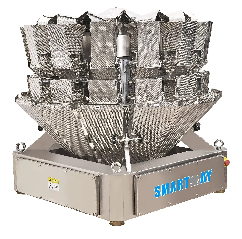 Multi-Purpose vertical filling soya chunks packing machines pouch multihead weigher packing machine for gusset bag