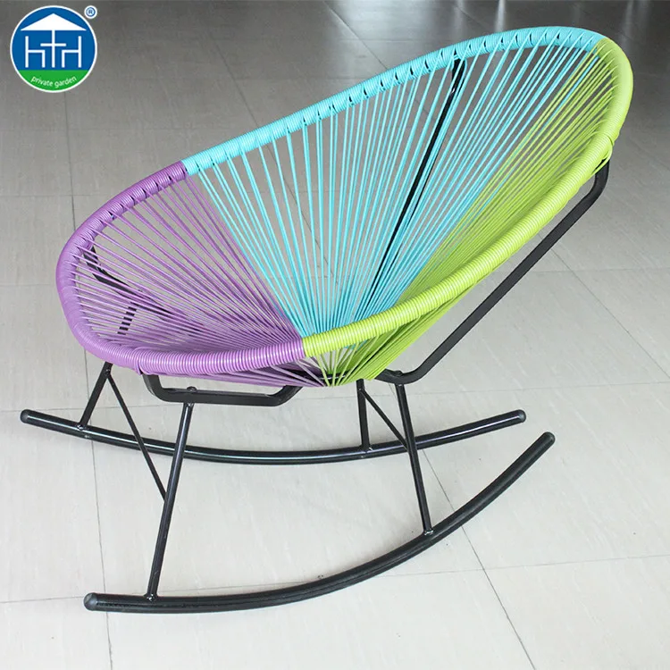 DW-AC052 Outdoor Garden Modern Leisure Round Rocking Chairs