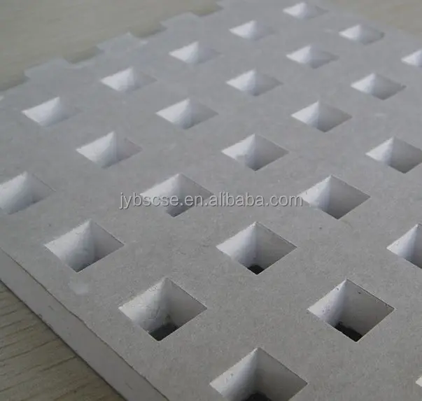 DEGO Ceiling Tiles Perforated acoustic gypsum board and suspension Metal grid system