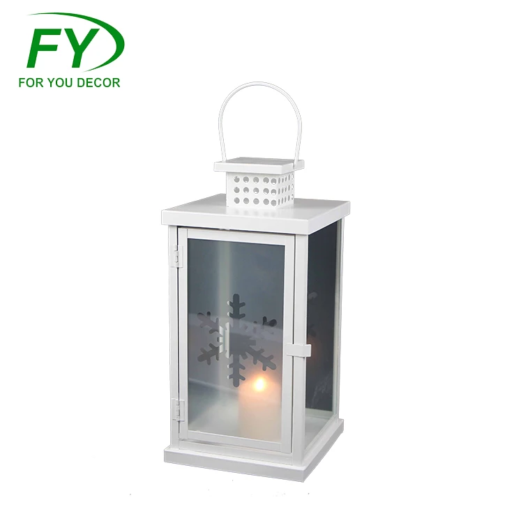 
Cheap 18*13*H36.5cm garden wood candle lantern stand for home 
